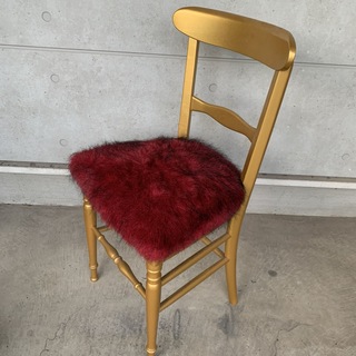 フランフラン！アンティーク　クラシックチェア　猫足！金の椅子