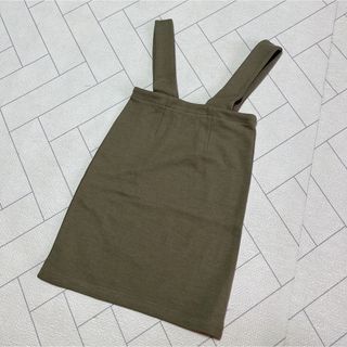 *新品* SamansaMos2Lagom ジャンパースカート 100 カーキ