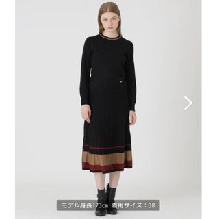 ブルーレーベルクレストブリッジ(BLUE LABEL CRESTBRIDGE)の新品 ブルーレーベルクレストブリッジ ラインニットセットアップ(セット/コーデ)