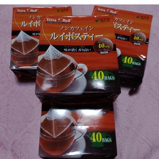 🌟ノンカフェイン・ルイボスティーテトラバッグ40袋×4個 国太楼🌟(茶)