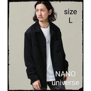 ナノユニバース(nano・universe)の【美品】リラックスコーデュロイシャツ(シャツ)