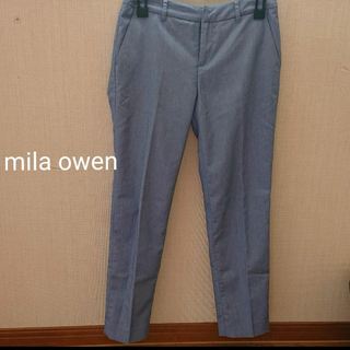 ミラオーウェン(Mila Owen)のミラオーウェン パンツ スラックス テーパード サイズ０(カジュアルパンツ)