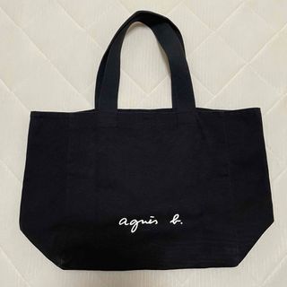 アニエスベー(agnes b.)のagnes b アニエスベー トートバッグ ハンドバッグ  鞄 ブラック 大きい(トートバッグ)