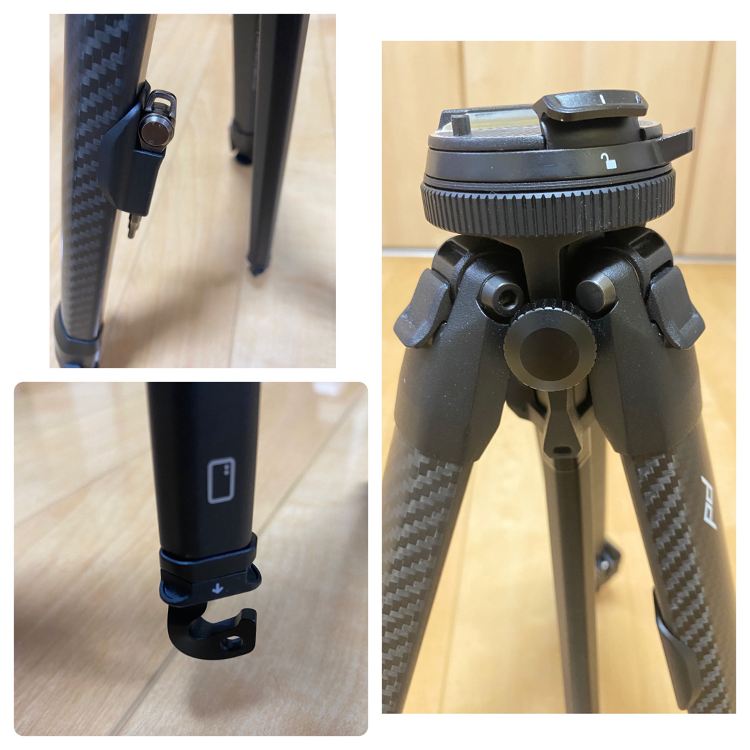 peak design(ピークデザイン)のPeak Design Travel Tripod Carbon 三脚 スマホ/家電/カメラのカメラ(その他)の商品写真