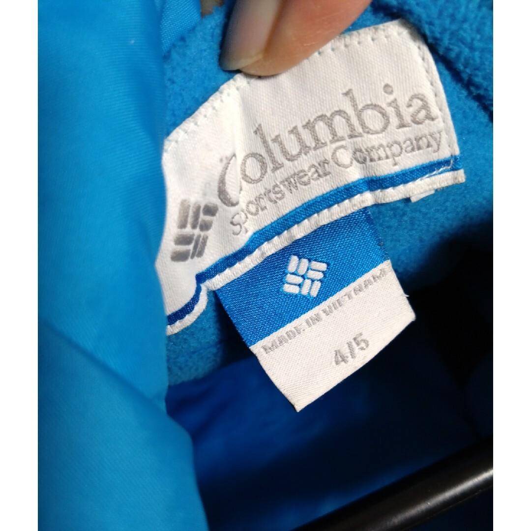 Columbia(コロンビア)のコロンビア　中綿ジャケット、キッズ4./5.難アリ、送料込1800円 キッズ/ベビー/マタニティのキッズ服男の子用(90cm~)(ジャケット/上着)の商品写真