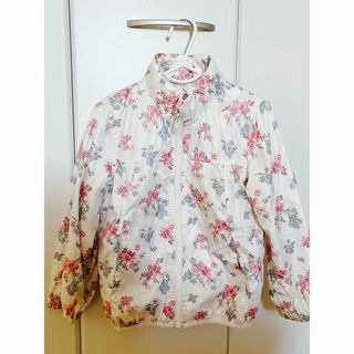 ブランシェス(Branshes)の子どもブランド服　ブランシェス　110  花柄アウター　春物　ウインドブレーカー(ジャケット/上着)