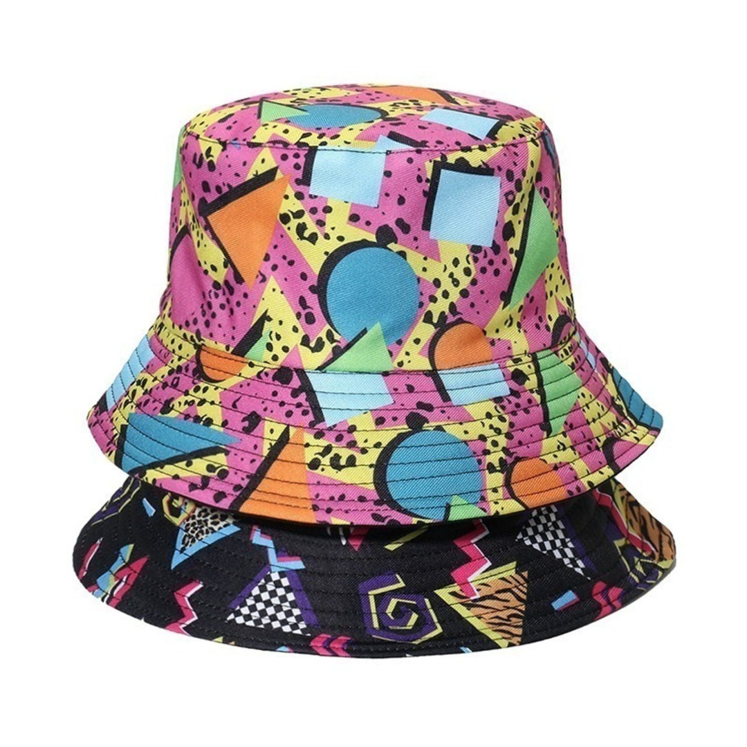 【新品】メンズ　帽子　バケハ　ピンク　ストリート系　個性的　ヒップホップ　ダンス メンズの帽子(ハット)の商品写真