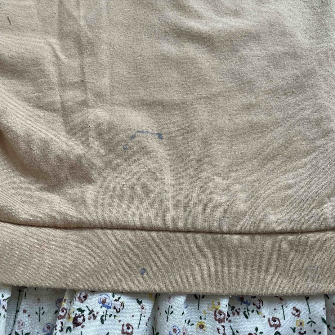 西松屋(ニシマツヤ)の半袖Tシャツ チュニック 95cm キッズ/ベビー/マタニティのキッズ服女の子用(90cm~)(Tシャツ/カットソー)の商品写真