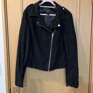 フォーエバートゥエンティーワン(FOREVER 21)のForever21 レースライダースジャケット(ライダースジャケット)