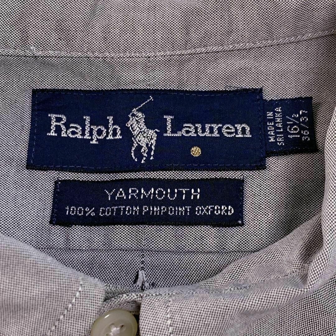 Ralph Lauren(ラルフローレン)のラルフローレン　ヤーマス　長袖シャツ　BDシャツ　古着　ライトグレー　XL メンズのトップス(シャツ)の商品写真