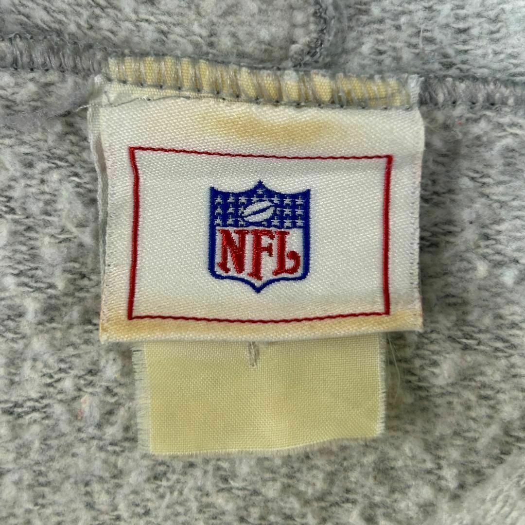 NFL　インディアナポリス・コルツ　プリントパーカー　古着　杢グレー　ストリート メンズのトップス(パーカー)の商品写真