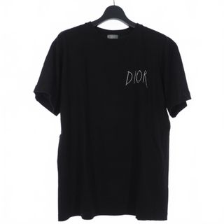 Dior - ディオール Dior レイモンドペティボン 19AW ロゴ刺繍 Tシャツ M