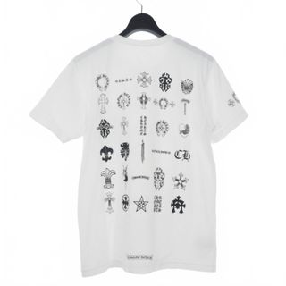 クロムハーツ(Chrome Hearts)のクロムハーツ マルチロゴ バックプリント Tシャツ カットソー 半袖 M 白(Tシャツ/カットソー(半袖/袖なし))