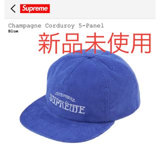 シュプリーム(Supreme)の新品　Supreme Champagne Corduroy 5-Panel 青色(キャップ)