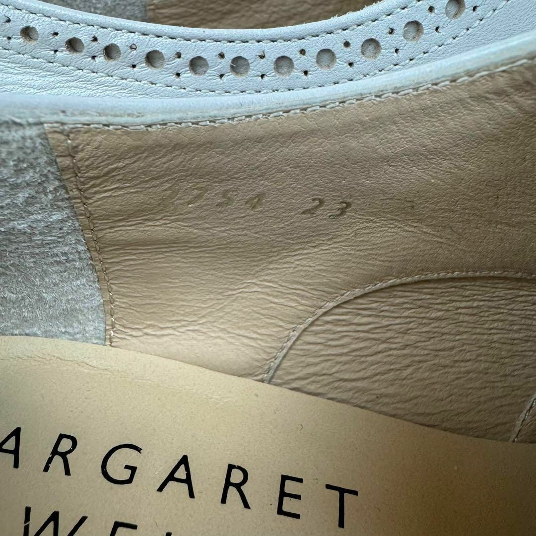 マーガレットハウエル アイデア ヒールアップシューズ メダリオン ウィングチップ レディースの靴/シューズ(ローファー/革靴)の商品写真