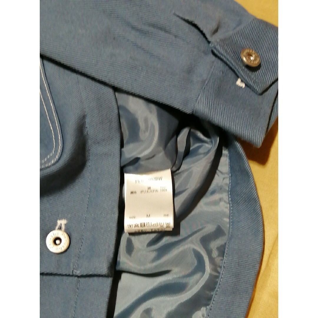 ウワン様専用　未使用　Perushu　Mサイズ　ルーズカバーオール　ブルー メンズのジャケット/アウター(カバーオール)の商品写真