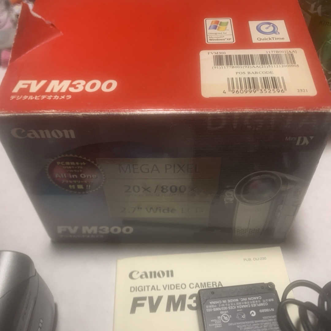 Canon(キヤノン)のCanon  miniDVビデオカメラ　FV-M300  ② スマホ/家電/カメラのカメラ(ビデオカメラ)の商品写真