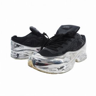 ラフシモンズ(RAF SIMONS)のラフシモンズ アディダス オズウィーゴ ブラック シルバー メタリック 28㎝ (スニーカー)