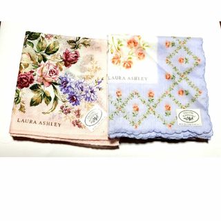 ローラアシュレイ(LAURA ASHLEY)のローラアシュレイ大判ハンカチ2枚セット(ハンカチ)