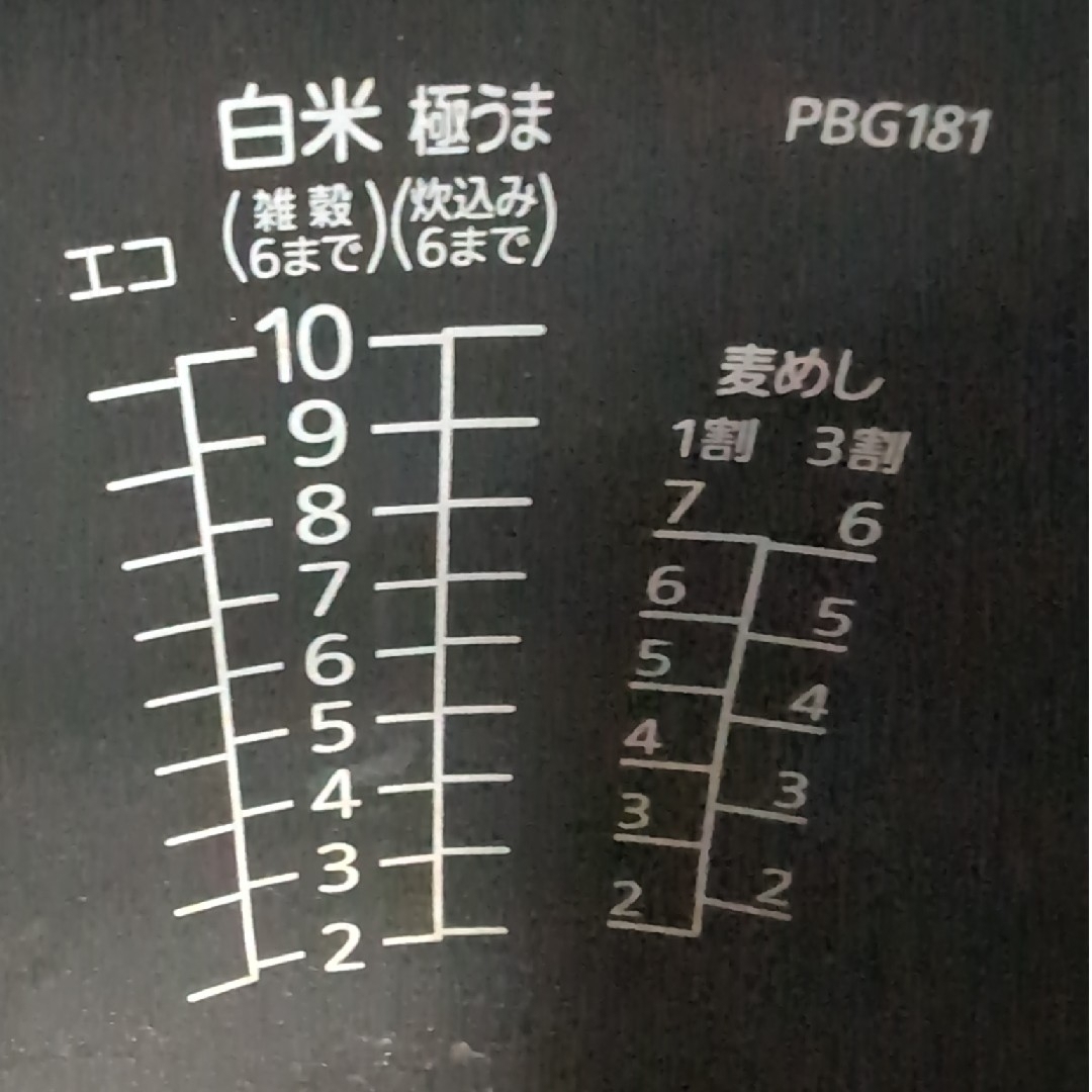 TIGER(タイガー)のタイガー 圧力IH炊飯ジャー JPB-G181 スマホ/家電/カメラの調理家電(炊飯器)の商品写真