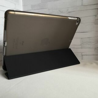 ペン収納OK iPad 5/6世代/Air/Air2 ブラック ソフトケース(iPadケース)
