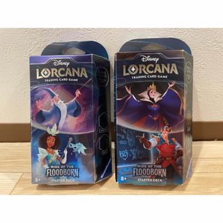 ディズニー(Disney)のディズニー ロルカナ 第2弾スターターデッキ 2種 新品未開封(Box/デッキ/パック)