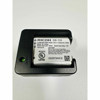 リコー(RICOH)のリコー RICOH DB-110 [充電式バッテリー]＋RICOH BJ-11(その他)