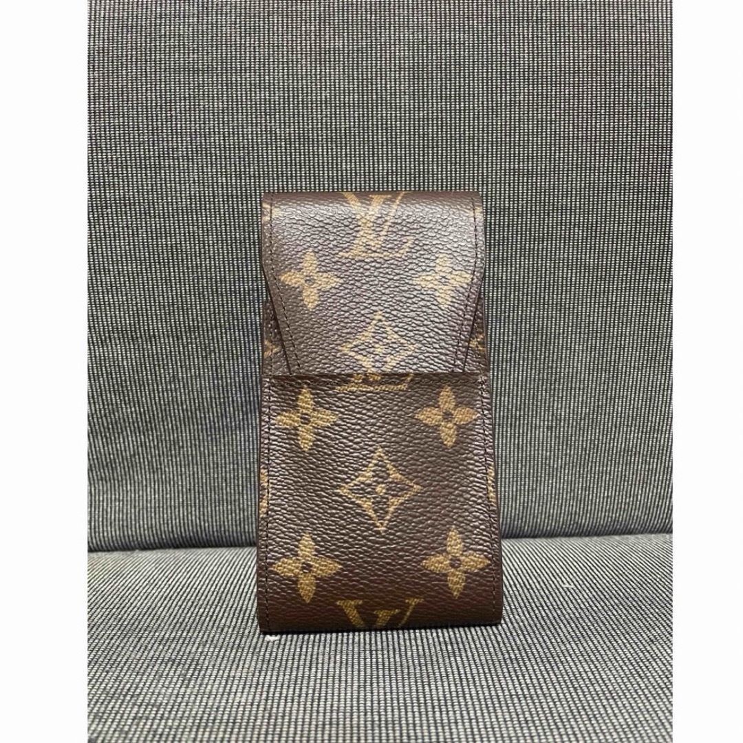 LOUIS VUITTON(ルイヴィトン)のLOUIS VUITTON ルイ・ヴィトン モノグラム エテュイシガレット 美品 メンズのファッション小物(タバコグッズ)の商品写真