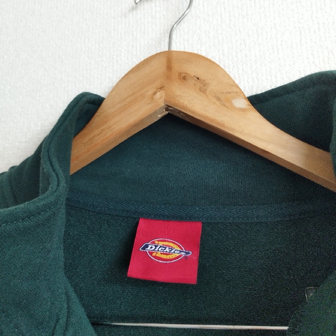 Dickies(ディッキーズ)のDickies ディッキーズ ハーフジップ 刺繍ロゴ 90s ヴィンテージ メンズのトップス(スウェット)の商品写真