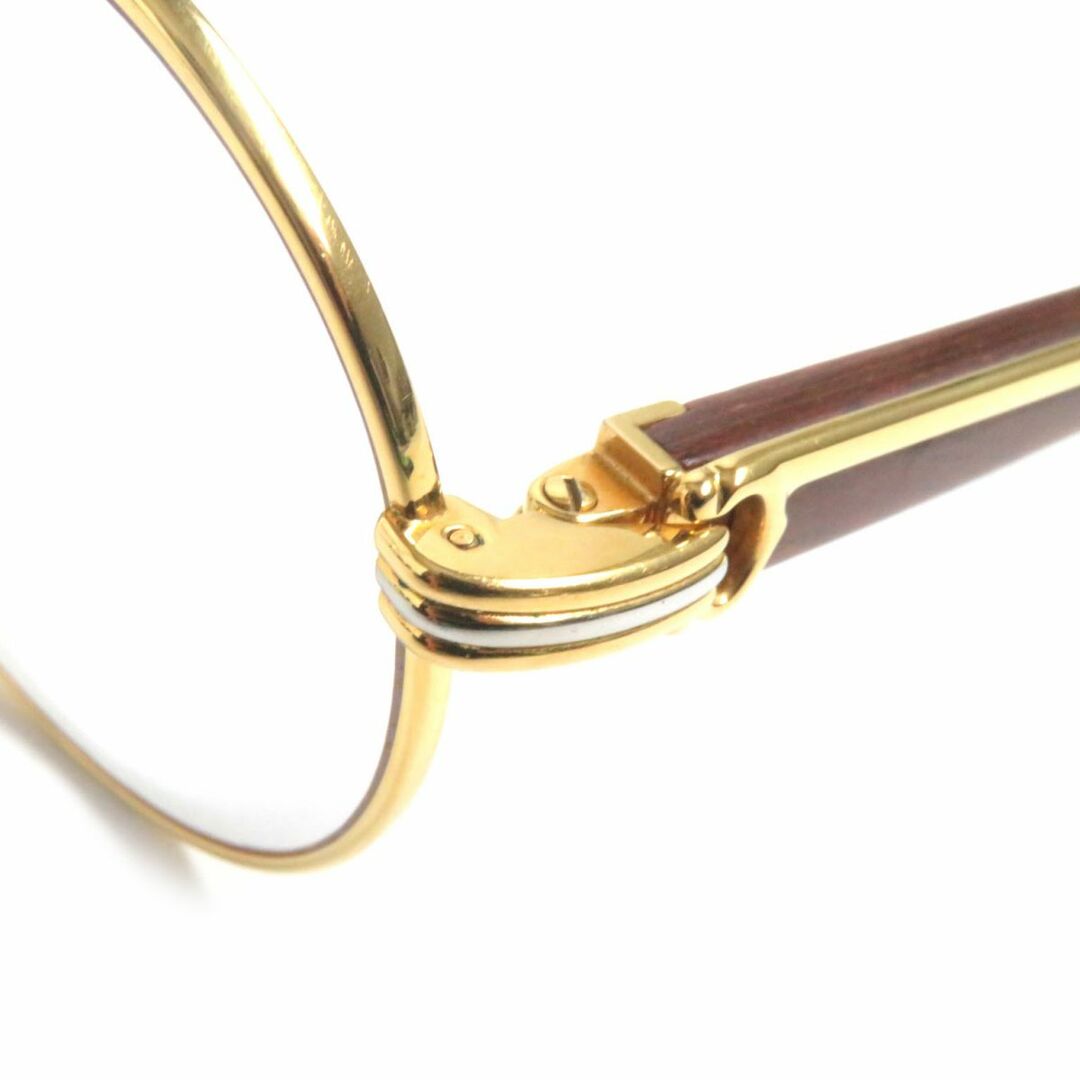 Cartier - 良品▽Cartier カルティエ ウッドテンプル ロゴ金具 Cartier - 良品▽Cartier カルティエ ウッドテンプル ロゴ金具