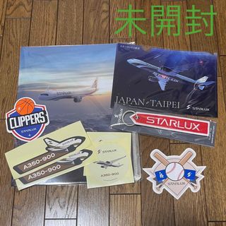 スターラックス航空　クリアファイル　ステッカー　グッズ9点セット(航空機)