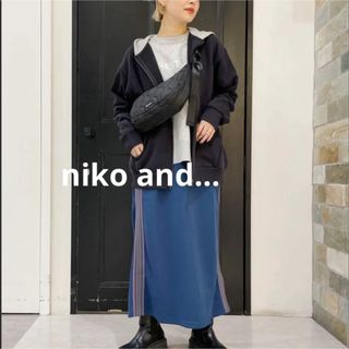 niko and... - 新品未使用 ニコアンド ワッペンスタジャンの通販｜ラクマ