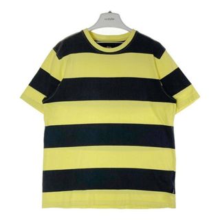 ステューシー(STUSSY)の★STUSSY  ステューシー Bold Stripe Crew 1140119 イエロー ブラック sizeM(Tシャツ/カットソー(半袖/袖なし))