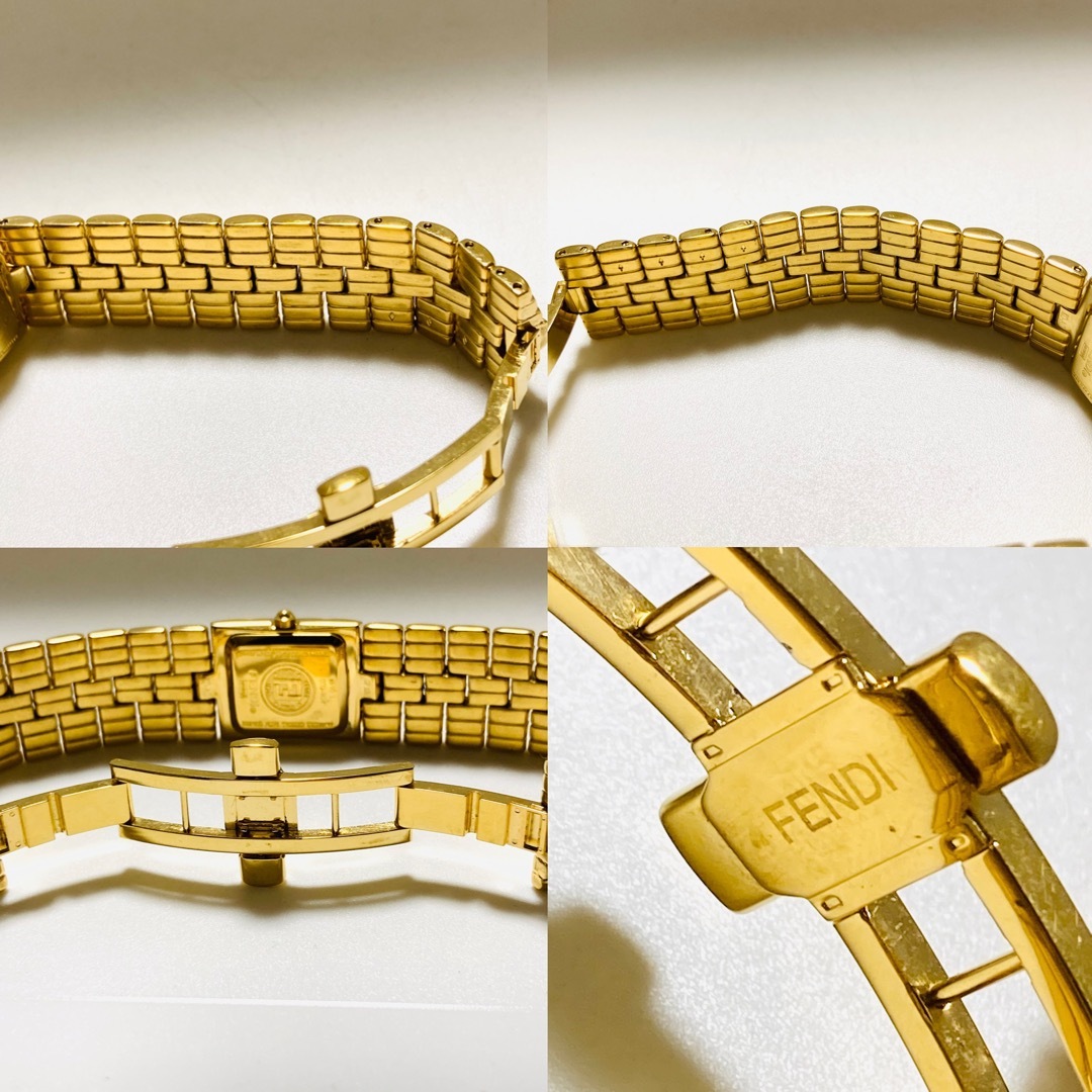 FENDI - 極美品! 希少 FENDI フェンディ 電池新品 ゴールド FENDI - 極美品! 希少 FENDI フェンディ 電池新品 ゴールド
