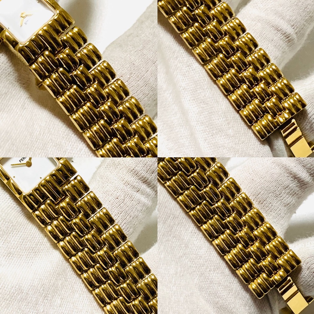 FENDI - 極美品! 希少 FENDI フェンディ 電池新品 ゴールド FENDI - 極美品! 希少 FENDI フェンディ 電池新品 ゴールド