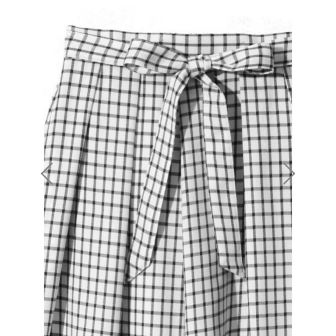 GRL(グレイル)の最終値下げ♡GRL ウエストリボンチェックフレアスカート ロング 人気 SALE レディースのスカート(ロングスカート)の商品写真