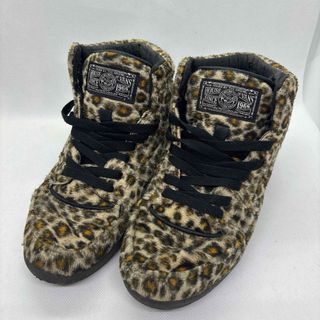 VANS スニーカー コラボ E-girls ヒョウ柄 ハイカットスニーカー(スニーカー)