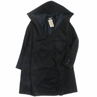 コムデギャルソン(COMME des GARCONS)の未使用品●2022年製 定価152900円 コムデギャルソンオムプリュス PJ-J002 スウェード調 プルオーバー フーデッドコート S 日本製 正規(その他)