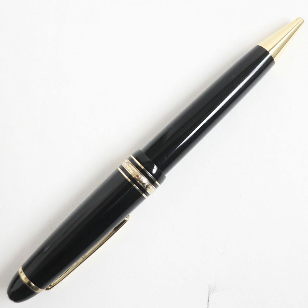 MONTBLANC(モンブラン)の良品●MONTBLANC モンブラン マイスターシュテュック Pix ル・グラン 10456 ホワイトスター ツイスト式 ボールペン ブラック×ゴールド インテリア/住まい/日用品の文房具(ペン/マーカー)の商品写真