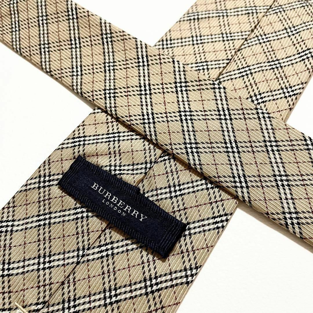 BURBERRY(バーバリー)の激レア★【極美品】バーバリーロンドン ネクタイ ノバチェック柄 イタリア製 メンズのファッション小物(ネクタイ)の商品写真