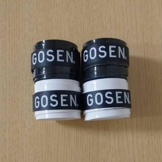 ゴーセン(GOSEN)のGOSEN テニスグリップテープ 黒2個白2個(その他)