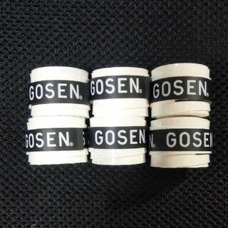 GOSEN - GOSEN テニスグリップテープ 白6個