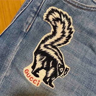 グッチ(Gucci)の※専用⚫︎GUCCIグッチスカンクデニム/GUCCIベージュ×ピンクスカート(デニム/ジーンズ)