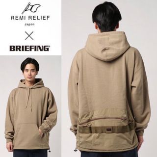 ブリーフィング(BRIEFING)のBEIGE★REMI RELIEF × BRIEFING プルオーバー パーカー(パーカー)