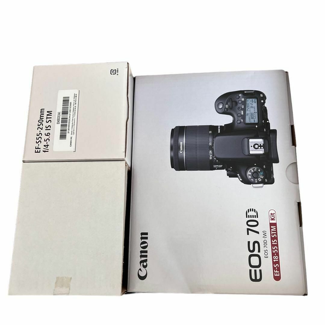 Canon - 【未使用品】Canon EOS 70D ダブルズームキット 希少品の通販