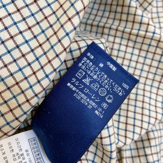 美品☆ラルフローレンスポーツ ボウタイ リボン チェック 長袖ブラウス シャツ 美品☆ラルフローレンスポーツ ボウタイ リボン チェック 長袖ブラウス シャツ