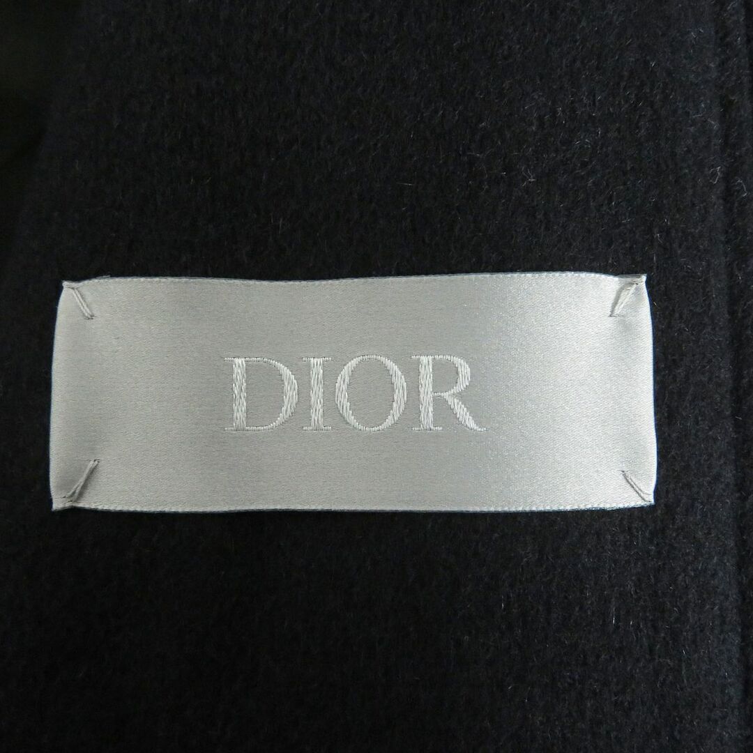 DIOR HOMME(ディオールオム)の極美品□21AW DIOR/ディオール オム 143C208A5307 裏カシミヤ×ウール ナポレオンジャケット/ブルゾン ブラック 52 イタリア製 正規品 メンズのジャケット/アウター(その他)の商品写真