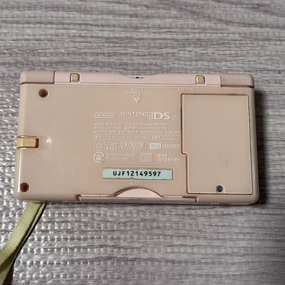 ニンテンドーDS(ニンテンドーDS)の【動作確認済】 ニンテンド-DS LITE ノーブルピンク エンタメ/ホビーのゲームソフト/ゲーム機本体(携帯用ゲーム機本体)の商品写真