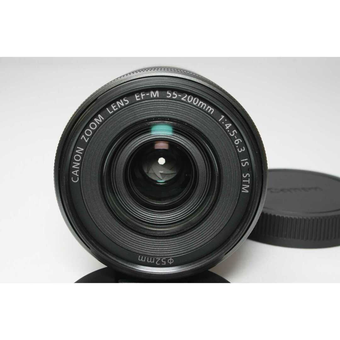 Canon(キヤノン)の❤️望遠レンズ❤️Canon EF-M 55-200mm IS STM ブラック スマホ/家電/カメラのカメラ(レンズ(ズーム))の商品写真