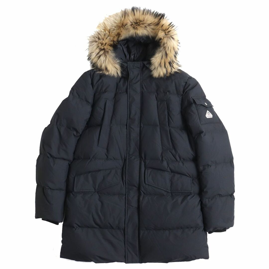 Pyrenex(ピレネックス)の未使用品△PYRENEX ピレネックス WINSTON FUR ラクーンファー フーデッド WZIP ダウンコート/ダウンジャケット ブラック XL メンズ 冬物◎ メンズのジャケット/アウター(ダウンジャケット)の商品写真